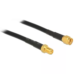   Delock Antennakábel RP-SMA dugó > RP-SMA csatlakozó CFD200 1 m alacsony veszteség (DL-89423)