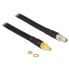   DELOCK antenna kábel SMA foglalat > SMA dugó CFD400 LLC400 5 M alacsony jelveszteségű (DL-89427)