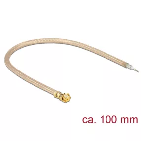   Delock antenna kábel MHF / U.FL kompatibilis dugó> nyitott végű ónozott RG-178 10 cm (DL-89429)