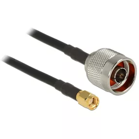   Delock Antenna Kábel N hüvely > SMA hüvely RG-58 A/U 10 m (DL-89466)