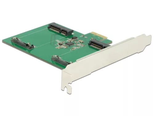Delock PCI Express kártya > 2 x belső mSATA (DL-89479)