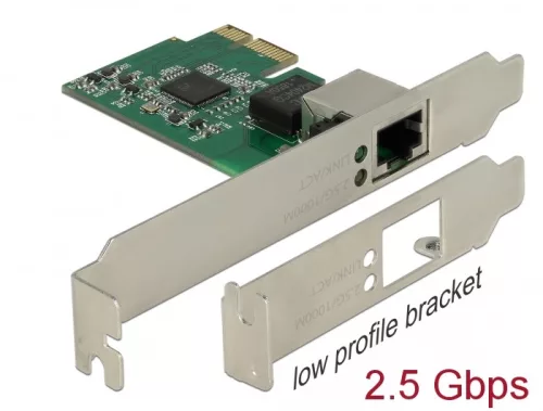 Delock PCI Express x1 kártya - 1 x 2,5 Gigabit LAN (DL-89531)