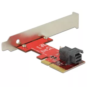   Delock PCI Express x4-kártya > 1 x belso SFF-8643 NVMe   alacsony profilú formatényezo (DL-89535)