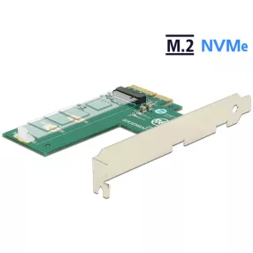   Delock PCI Express x4 kártya > 1 x belső NVMe M.2 kulcsos M - keresztformátumú M-kulcs (DL-89561)