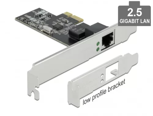 Delock PCI Express x1 kártya - 1 x 2,5 Gigabit LAN (DL-89564)