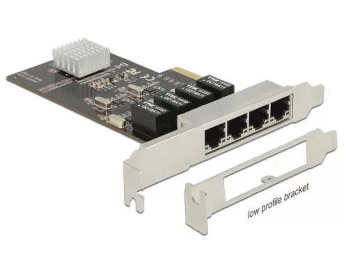 Delock Delock PCI Express kártya > 4 x Gigabit LAN (DL-89567)