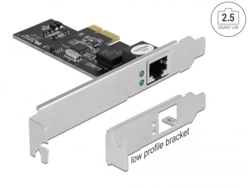 Delock PCI Express x1 kártya - 1 x 2,5 Gigabit LAN (DL-89598)