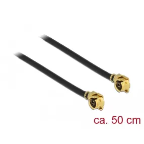   Delock Antenna kábel MHF / U.FL-LP-068 kompatibilis apa csatlakozó > MHF / U.FL-LP-068 kompatibilis (DL-89611)