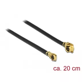   Delock Antenna kábel MHF / U.FL-LP-068 kompatibilis apa csatlakozó > MHF IV/ HSC MXHP32 kompatibilis (DL-89648)