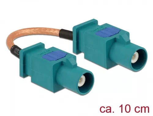 Delock Antennakábel, FAKRA Z-dugó > FAKRA Z-dugó, RG-316 10 cm (DL-89663)