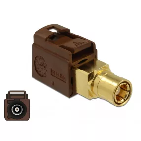   Delock Adapter, FAKRA F csatlakozóhüvely > SMB csatlakozóhüvely (DL-89682)