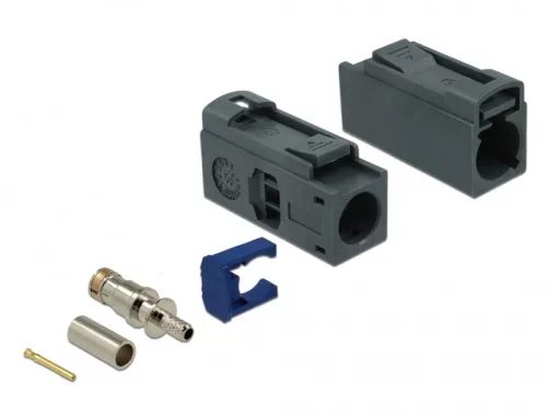 Delock FAKRA G 25 mm (hosszú) anya a krimpeléshez (DL-89691)