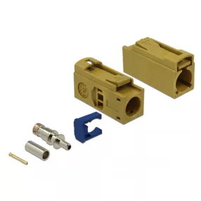   Delock FAKRA K 25 mm (hosszú) anya a krimpeléshez (DL-89694)