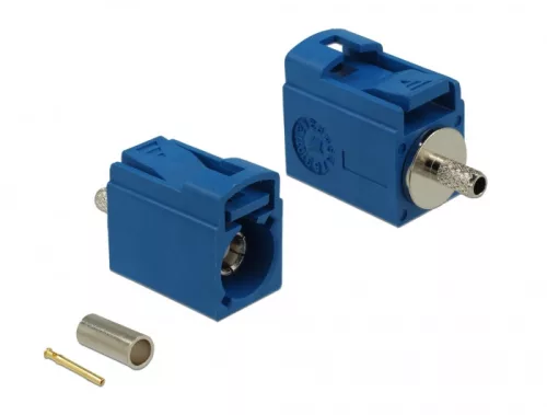 Delock FAKRA C 21 mm (rövid) anya a krimpeléshez (DL-89701)