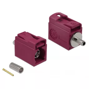   Delock FAKRA L 21 mm (rövid) anya a krimpeléshez (DL-89710)