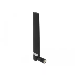   Delock LoRa 868 MHz antenna SMA-dugó 3 dBi mindenirányú, dönthető csatlakozással (fekete színű) (DL-89769)