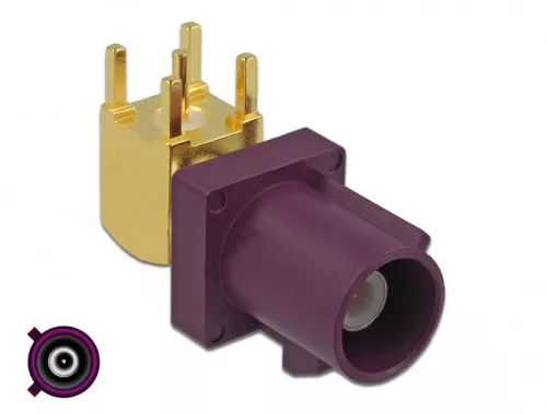 Delock FAKRA D-dugó 90  PCB (DL-89775)