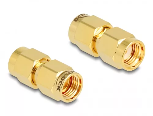Delock Adapter RP-SMA-dugó apa RP-SMA-dugó (DL-89838)
