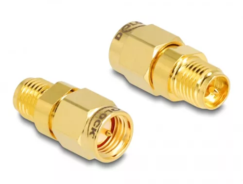 Delock Adapter RP-SMA-hüvely apa SMA-dugó (DL-89839)