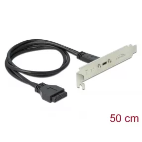 Delock Csatlakozó aljzat 1 x USB Type-C  porttal (DL-89937)