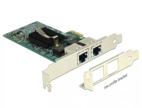 Delock PCI Express Kártya > 2 x Gigabit LAN (DL-89944)