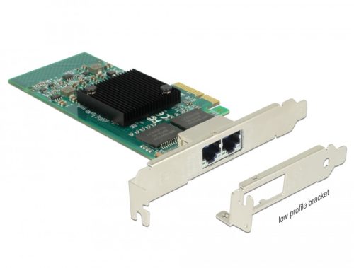 Delock PCI Express Kártya > 2 x Gigabit LAN