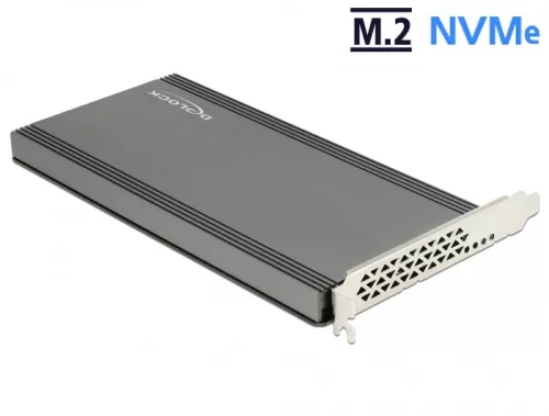Delock PCI Express x16 kártya - 2 x belső NVMe M.2 M-kulcsok (DL-89961)