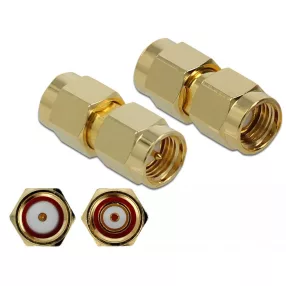 Delock Adapter RP-SMA-dugó apa SMA-dugó 10 GHz (DL-89971)