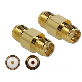   Delock Adapter, SMA csatlakozóhüvely apa RP-SMA csatlakozóhüvely 10 GHz (DL-89975)