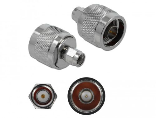 Delock Adapter N-dugó apa RP-SMA-dugó 10 GHz