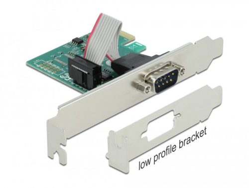 Delock PCI Express Kártya > 1 x RS-232 soros csatlakozó