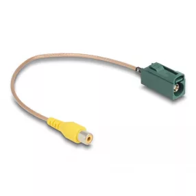   Delock Kábel FAKRA E anya apa RCA anya RG-179, 32 cm (DL-90009)