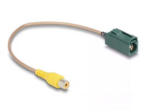 Delock Kábel FAKRA E anya apa RCA anya RG-179, 32 cm (DL-90009)