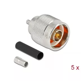   Delock N apa RG-174 / RG-316 krimpelésére illeszkedő süllyesztő csővel (DL-90017)