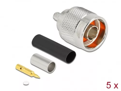 Delock N apa LMR 200 krimpelésére illeszkedő süllyesztő csővel (DL-90020)