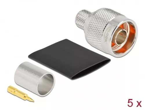 Delock N apa LMR 400 krimpelésére illeszkedő süllyesztő csővel (DL-90022)