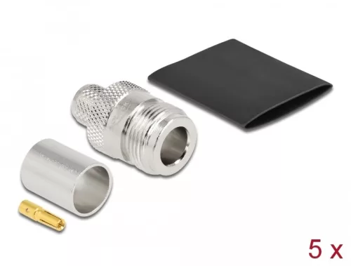 Delock N anya LMR 400 krimpelésére illeszkedő süllyesztő csővel (DL-90023)