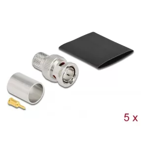   Delock BNC apa RG11 krimpelésére illeszkedő süllyesztő csővel (DL-90027)