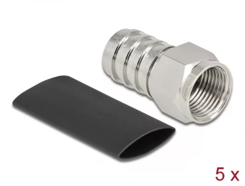 Delock F apa RG59 krimpelésére illeszkedő süllyesztő csővel (DL-90032)