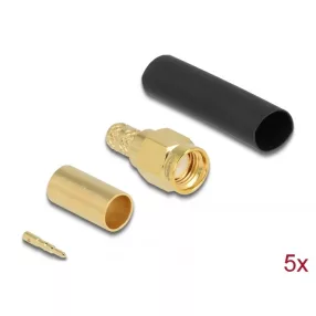   Delock SMA apa LMR200 krimpelésére illeszkedő süllyesztő csővel (DL-90035)