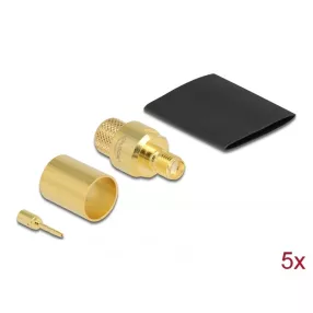   Delock SMA anya LMR400 krimpelésére illeszkedő süllyesztő csővel (DL-90036)