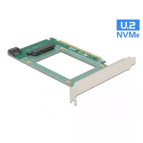   Delock PCI Express x16-kártya - 1 x belső U.2 NVMe SFF-8639 (DL-90051)