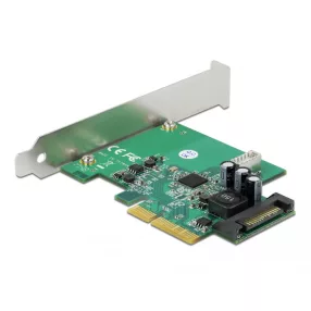   Delock PCI Express Kártya - 1 x belső USB 3.2 Gen 2 Kulcs B, 20 tűs anya csatlakozó (DL-90068)