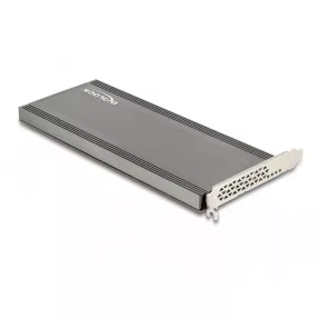   Delock PCI Expresz 4.0 x16 kártya - 4xbelső NVMe M.2 M-kulcs hűtőbordával és ventilátorral-elágazás (DL-90079)