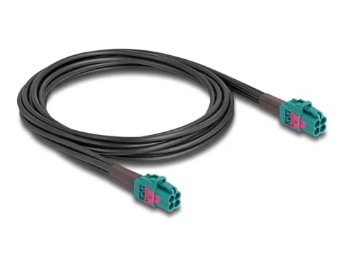 Delock Mini FAKRA Z quad kábel anya - Mini FAKRA Z A-típusú quad anya (DL-90117)