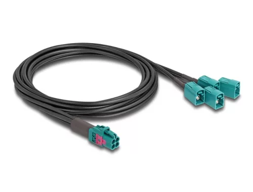 Delock Mini FAKRA Z quad kábel anya - 4 db. FAKRA Z A-típusú anya (DL-90118)
