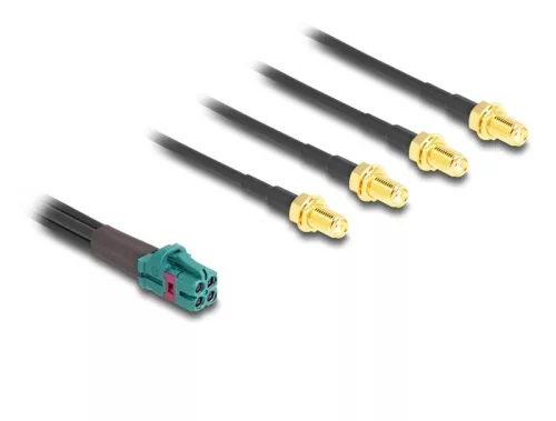 Delock Mini FAKRA Z quad kábel anya - 4 db. SMA A-típusú anya (DL-90127)