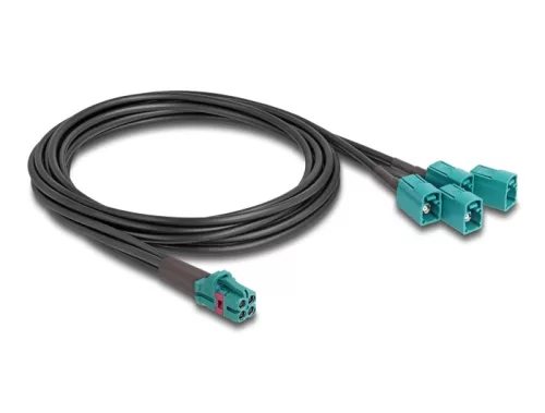 Delock Mini FAKRA Z quad kábel anya - 4 db. FAKRA Z B-típusú anya (DL-90140)