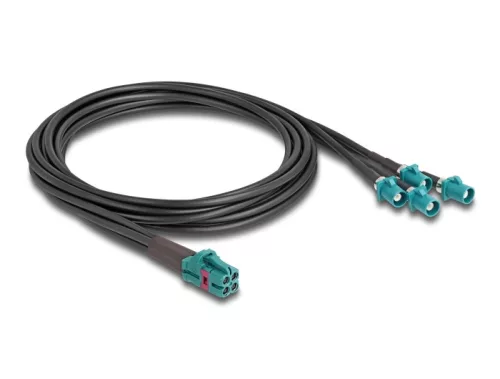 Delock Mini FAKRA Z quad kábel anya - 4 db. FAKRA Z B-típusú apa (DL-90141)
