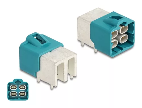 Delock HDMTD négyes csatlakozó szögletes PCB-hez (DL-90145)